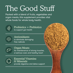 Fera Pets probiotics bacillus coagulans for gut support with daily nutrition.