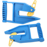 Feroca Stall Mat Gripper edge-clip shows secure edge grip for heavy mat removal