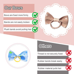 FGISAR dog flower bows brighten Maltese grooming