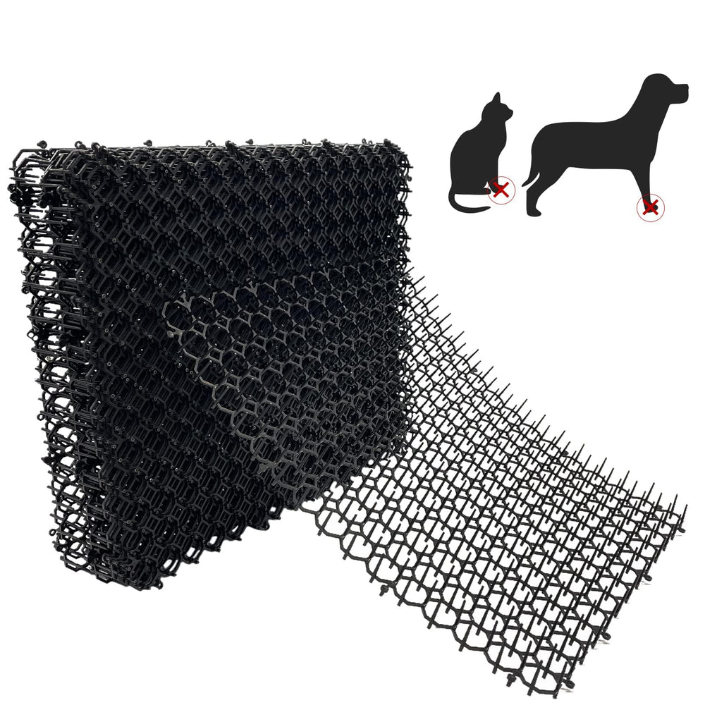 Fhiny cat deterrent mat spikes layout deters digging and protects furniture.