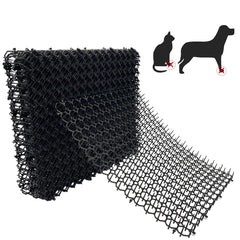 Fhiny cat deterrent mat spikes layout deters digging and protects furniture.
