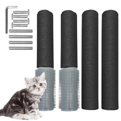 Fhiny cat scratching post replacement 15.7 inch shows durable sisal surface for claw care.