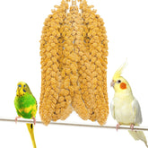 Fhiny millet spray for birds in a bag open, natural snack for feathered health.