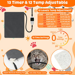 FHTONGE fluffy cat cave interior showing soft padding and secure enclosure.