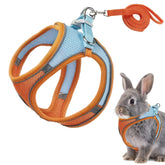 FiboPawer Rabbit Harness Escape-Design keeps your bunny secure outdoors.