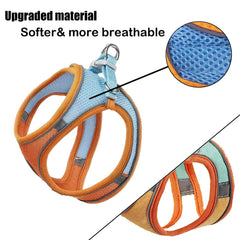 FiboPawer Rabbit Harness Soft-Padding reduces chafing on long walks.