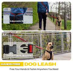 Fida 6-in-1 leash crossbody mode keeps essentials accessible during walks.