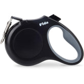 Fida retractable dog leash 16ft handle closeup for comfortable grip during walks.