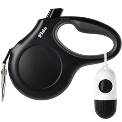 Fida retractable leash with dispenser and bags for convenient dog walks.