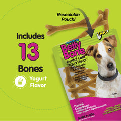 Fido Belly Bones package highlights prebiotic and probiotic digestive support.