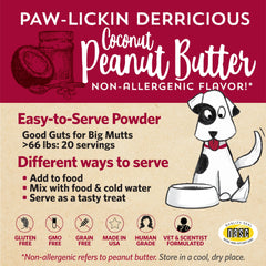 Fidobiotics Good Guts for Big Mutts puppy use supports healthy gut balance.