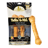 Fieldcrest Farms Nothin’ to Hide bone 9-inch pack front—long-lasting chew for strong chewers.