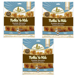 Fieldcrest Farms Nothin to Hide Flip Chips Beef package shows a 3-pack for long chew sessions
