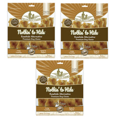 Fieldcrest Farms Nothin to Hide Flip Chips packaging shows rawhide-free chews for dogs