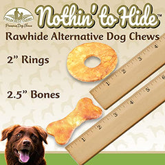 Fieldcrest Farms Nothin' to Hide rawhide-alternative offers a safe chew option for dogs