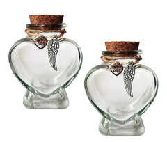 Fight Club memorial bottle with cork top, ideal for a pet hair keepsake.