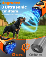 Fihuxoz dog bark deterrent range up to 35 feet for outdoor training.