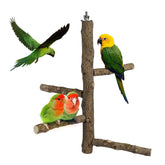 Filhome bird perch branch provides natural grip for comfortable perching in cages