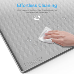 Filmicy pad holder highlights textured support beneath pads for airflow and absorption.