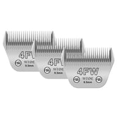Filymosie 3-pack 4-wide blades boxed view for dog grooming readiness