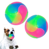FineInno large light up dog ball glow action for nighttime fetch.
