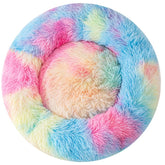 Finenohoory donut bed closeup with plush fabric for cozy naps.