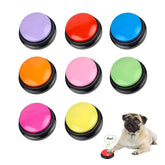 FINEST+ voice recording button held in hand for portable pet training.