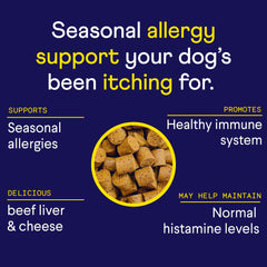 Finn Allergy Itch soft chews image shows tasty texture for daily use