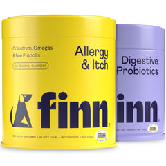 Finn Comfy Pup Bundle packaging—premium design for quick, trustworthy purchase.