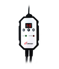 Finnex HMU remote sensor shown outside tank for precise temperature readings