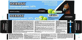 First Companion Ivermax paste blue tube close-up ready for single-dose administration.