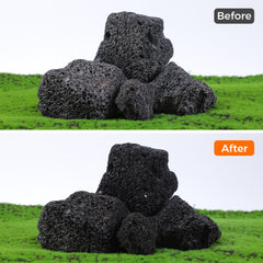 FISCAPE lava rock 2-6 inch stones provide versatile placement for creative aquascaping