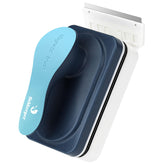 Fishkeeper aquarium magnetic glass cleaner front view shows strong suction for easy algae removal
