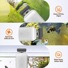 Fishkeeper self-floating mechanism enables easy retrieval with dry hands.