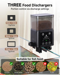 Fishkeeper moisture-proof design drawer keeps food dry and prevents clumping