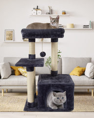 FISH&NAP Cat Tree condo-stable offers secure lounging for cats.