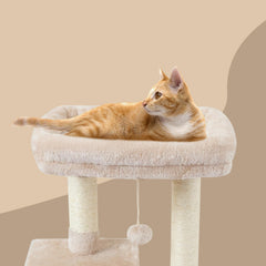 FISH&NAP cat tree sisal post for scratching and exercise.