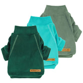 Fitwarm 3-pack fleece dog sweater for versatile chilly-walk styles.
