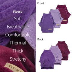 Fitwarm dog sweater with easy-on/off closure for quick potty breaks