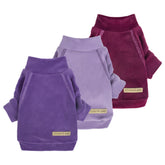 Fitwarm dog sweater pack in purple offers versatile colors for small dogs.