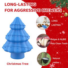Fiveda blue holiday dog toy squeaker for endless fetch and anxiety relief.