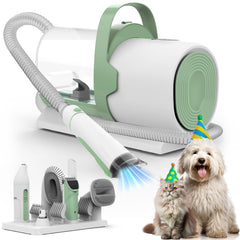 FIXR dog grooming vacuum unit showing compact power for quick cleanup after grooming