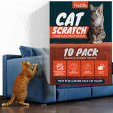 FixZilla cat scratch protector pack shot demonstrates durable defense for upholstery against clawing