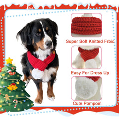 FLAdorepet Christmas Santa Scarf demonstrates machine washable convenience