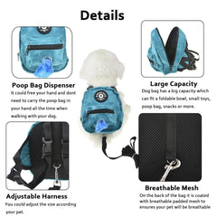 FLAdorepet dog bag interior demonstrates large capacity for essentials