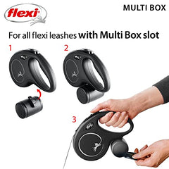 FLEXI Multi Box treat storage—compact organization for training sessions.