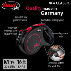 FLEXI ergonomic-handle ensures a comfortable grip on longer park walks