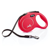 FLEXI New Classic 16ft red tape leash ready for daily walks with reliable extendable control
