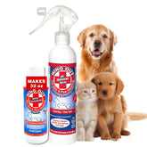 FlexTran Ring Out for Pets bottle and spray applicator for on-the-go itch relief.