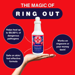 FlexTran Ring Out Shampoo subtle fragrance on pet and shiny, healthy-looking coat.